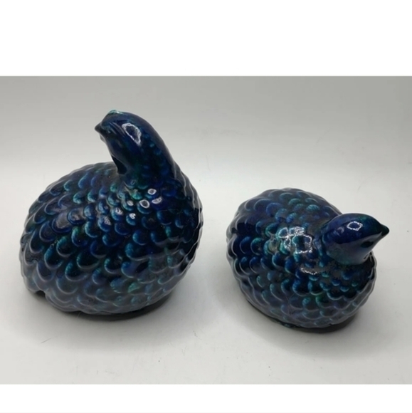 Vintage handmade, signed porcelain clay figurines - Picture 5 of 9